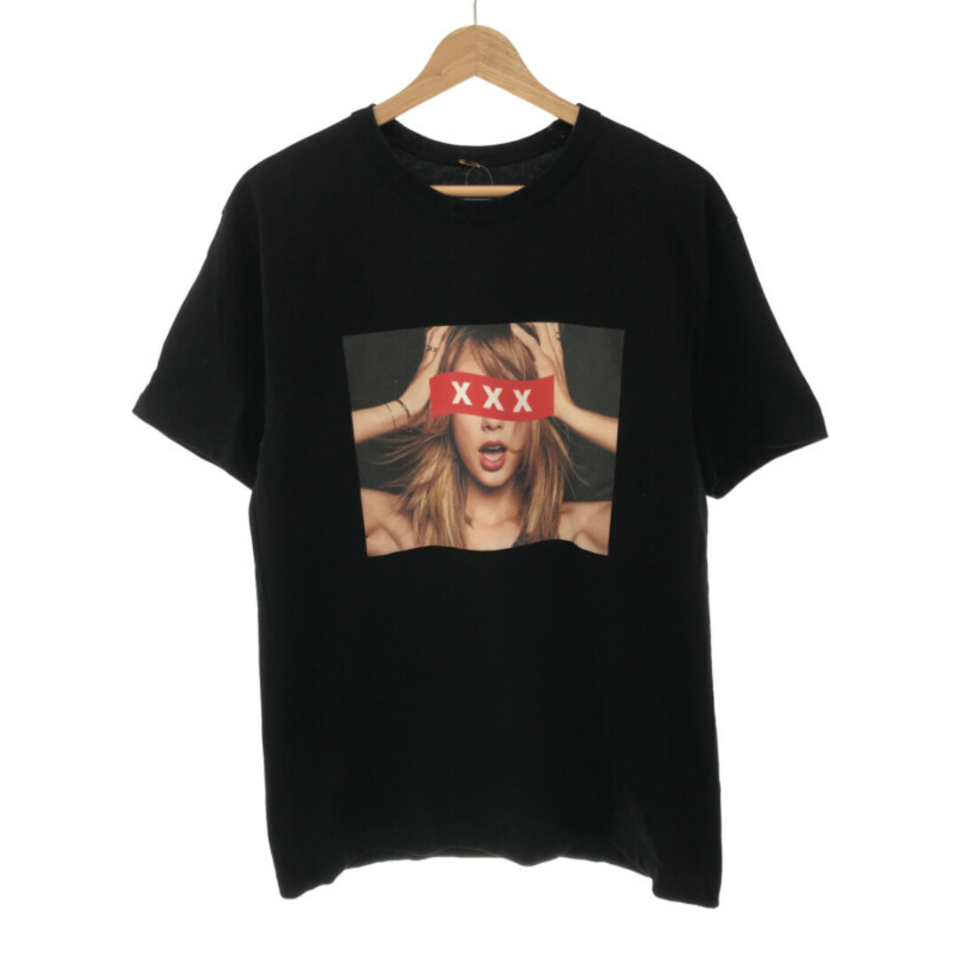 GOD SELECTION XXX ゴッド セレクション トリプルエックス 22SS Taylor Swift フォトプリントTシャツ ブラック M