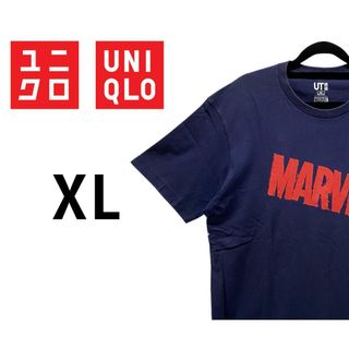 ユニクロ(UNIQLO)のユニクロ　UT　マーベル　スパイダーマンＴシャツ　ネイビー　XL　K00309(Tシャツ/カットソー(半袖/袖なし))