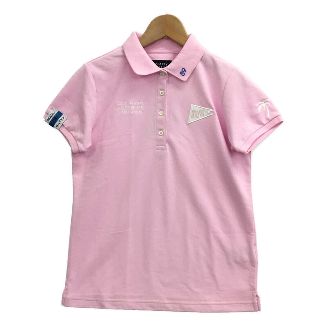 美品 パーリーゲイツ ポロシャツ ゴルフウェア レディース 0 | フリマアプリ ラクマ