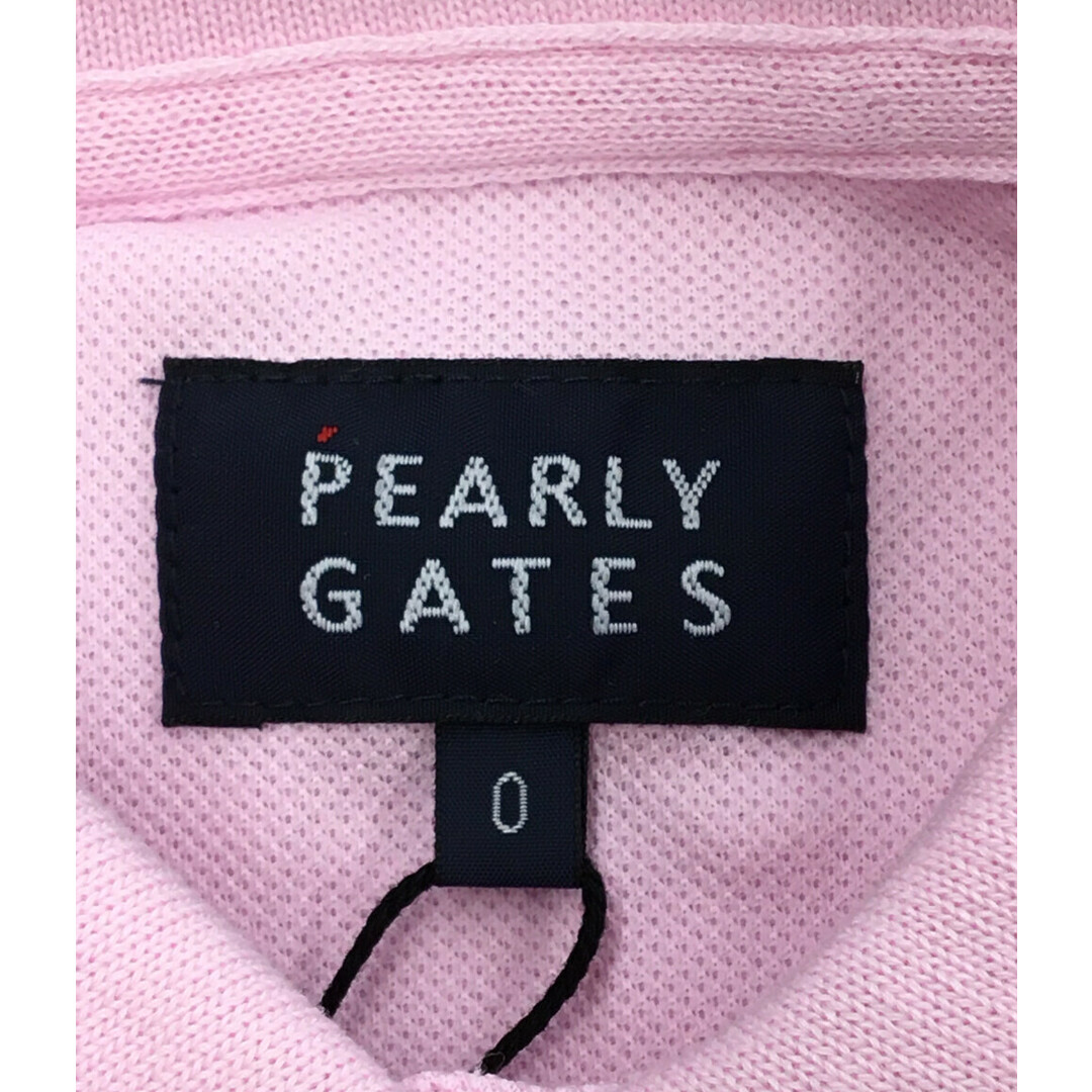 PEARLY GATES(パーリーゲイツ)の美品 パーリーゲイツ ポロシャツ ゴルフウェア レディース 0 レディースのトップス(ポロシャツ)の商品写真