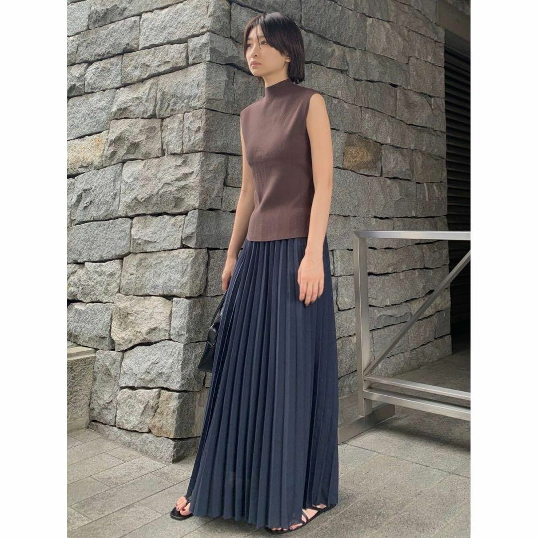 RIM.ARK - 【送料無料】RIM.ARK Pleats maxi SK size38ネイビーの通販 ...