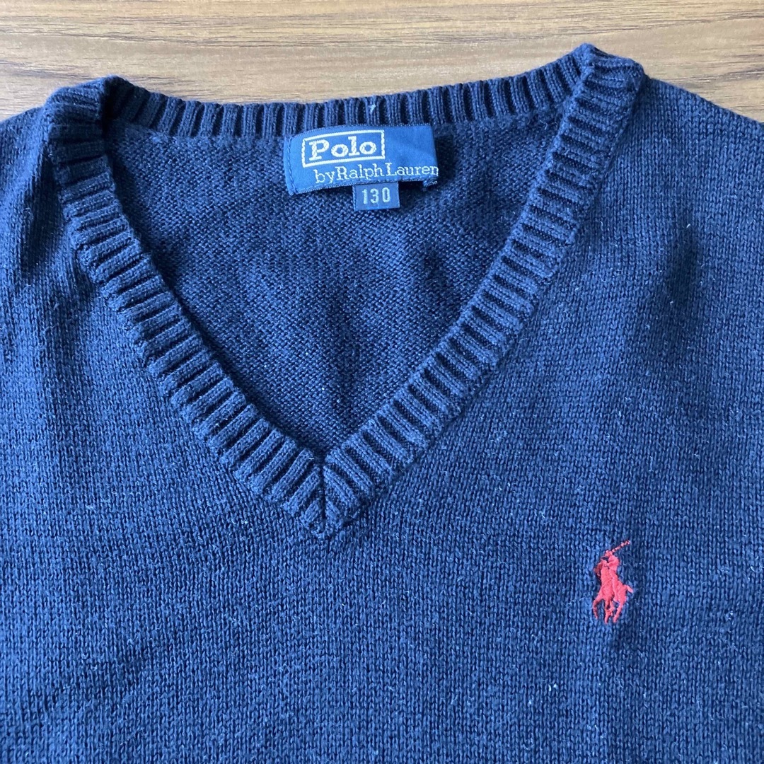 POLO RALPH LAUREN(ポロラルフローレン)のかんな様専用　ラルフローレン　130㎝　ベスト キッズ/ベビー/マタニティのキッズ服男の子用(90cm~)(ニット)の商品写真