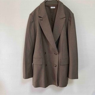 ドゥーズィエムクラス テーラードジャケット(レディース)(チェック