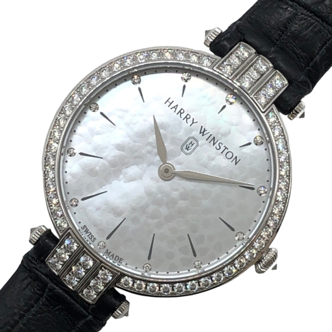 ハリーウィンストン HARRY WINSTON プルミエール　ホワイトシェル PRNQHM36ＷＷ001 K18WG レディース 腕時計