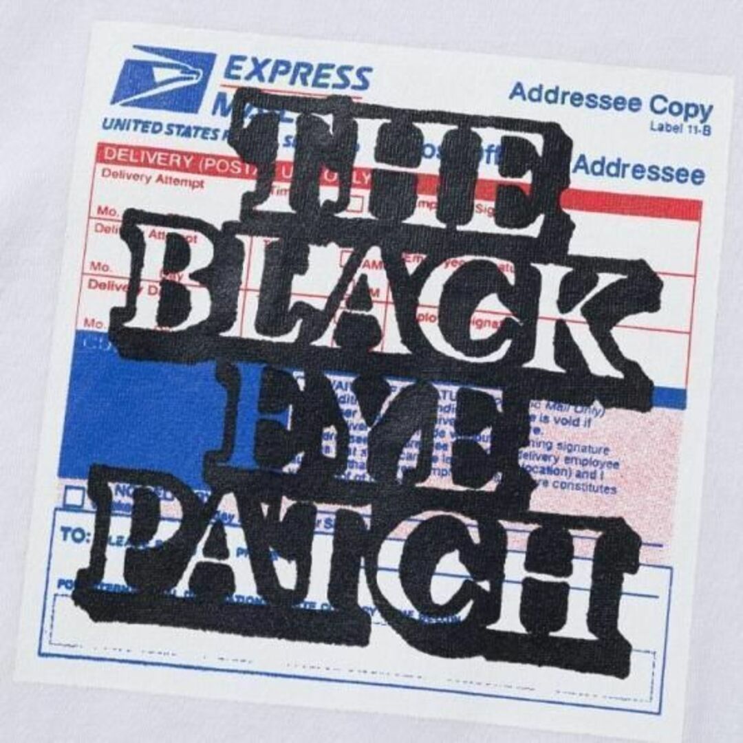 ブラックアイパッチ USPS Tシャツ 舐達麻 バタサイ 白 XL