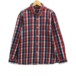 ステューシー(STUSSY)のステューシー STUSSY ヘビーネルシャツ    メンズ X-LAR(シャツ)