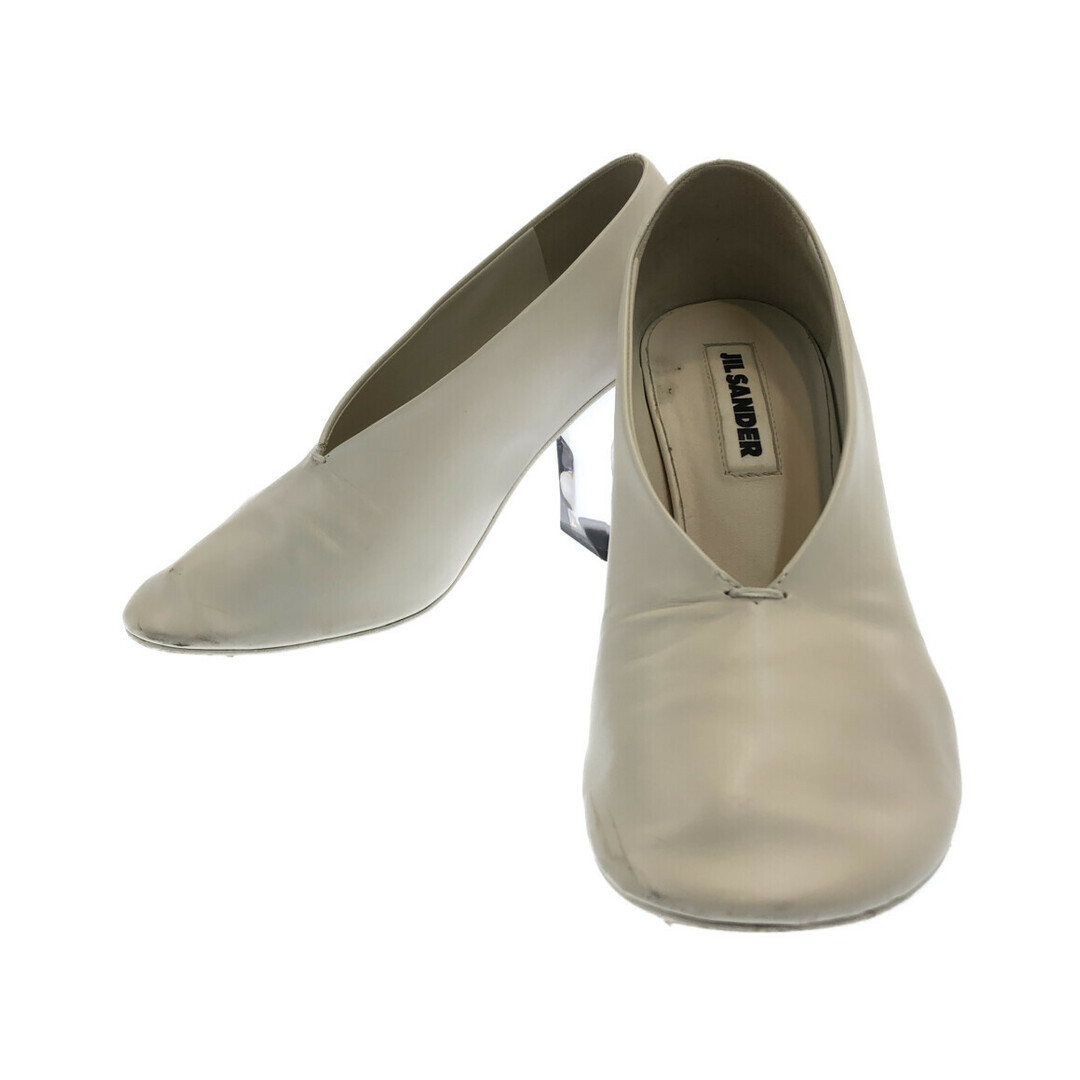 ジルサンダー Jil sander クリスタルヒールパンプス レディース 37