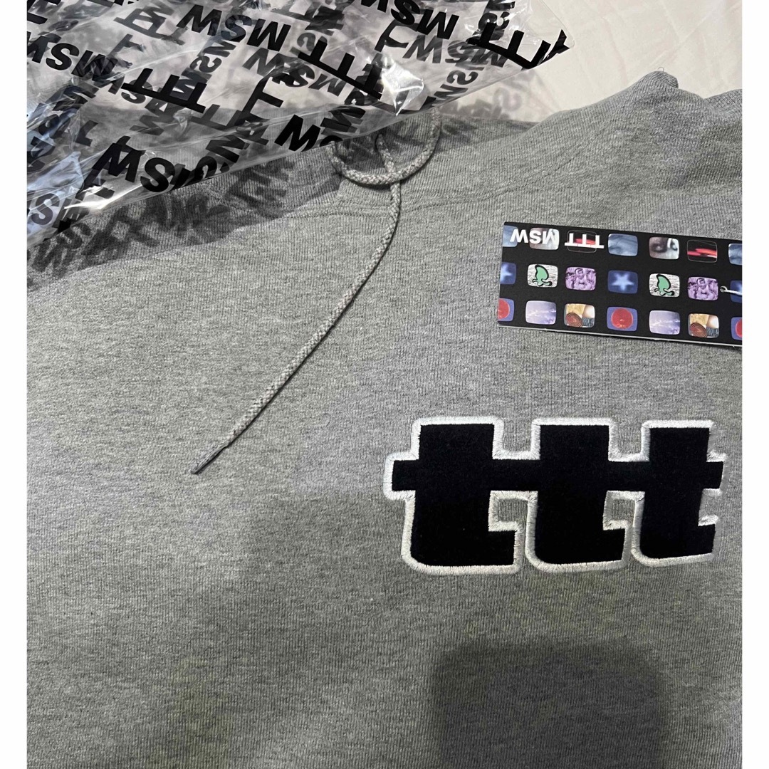 TTT MSW logo hoodie gray Lサイズ 新品 未使用