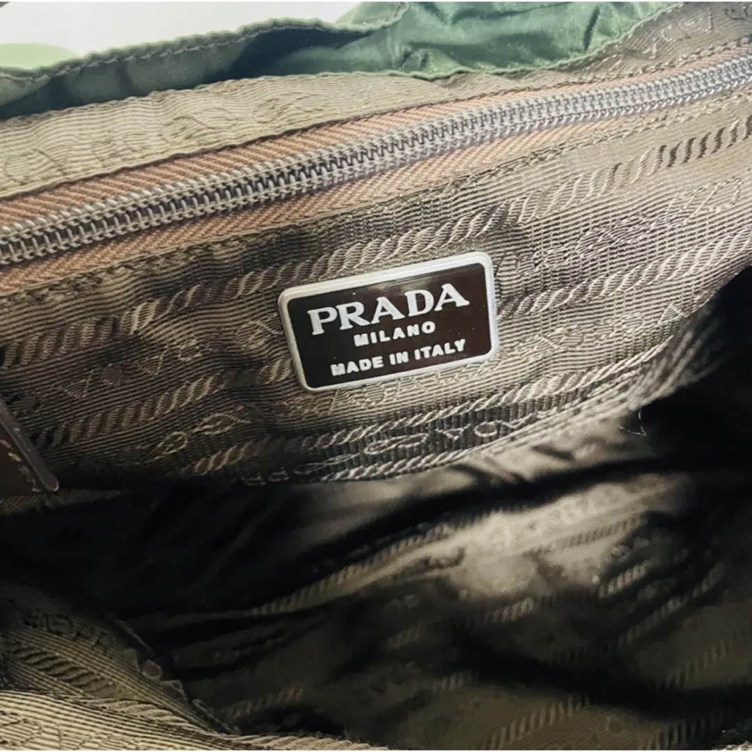 PRADA リュックサック◎バックパック ショルダーバッグ レザーベルト