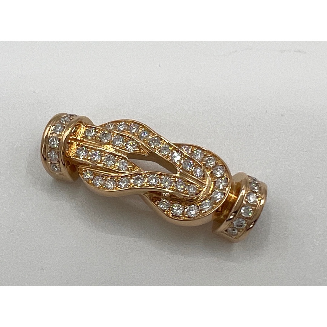 FRED フレッド シャンス アンフィニ ブレスレット ミディアムサイズ フル ダイヤモンド 750 K18 ピンクゴールド ケーブル2本 新品仕上げ