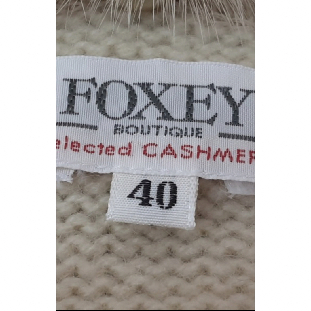 foxey 素敵なカシミヤ100%カーディガン-