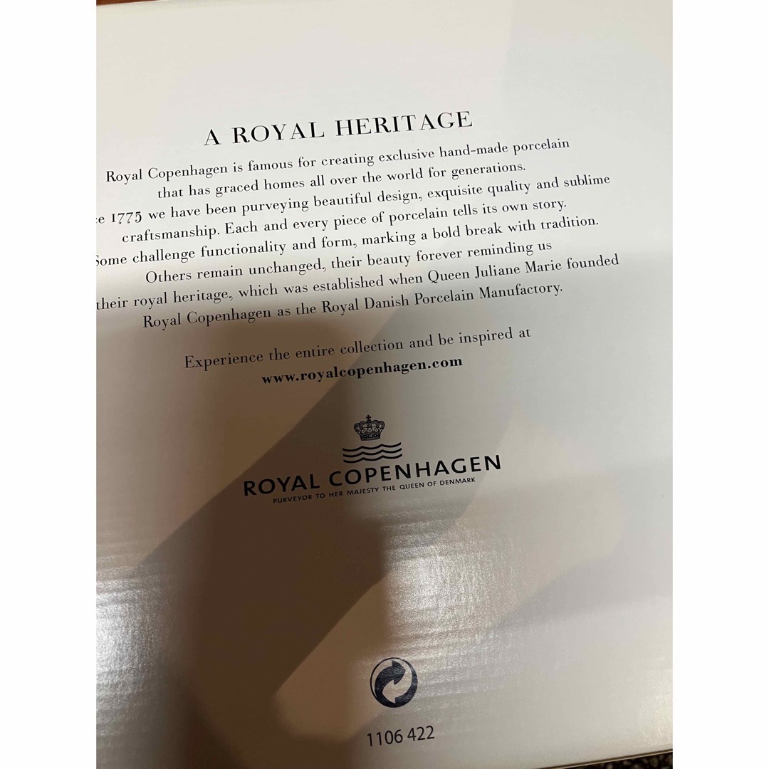 ROYAL COPENHAGEN(ロイヤルコペンハーゲン)のロイヤルコペンハーゲン　プレート　新品未使用 インテリア/住まい/日用品のキッチン/食器(食器)の商品写真