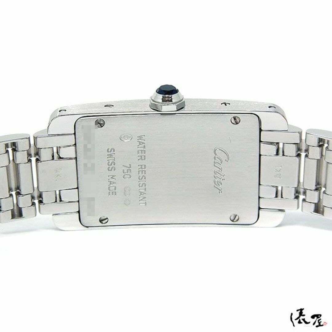 【オーバーホール済】K18WG カルティエ タンクアメリカン SM レディース Cartier 時計 腕時計  ホワイトゴールド【送料無料】 5
