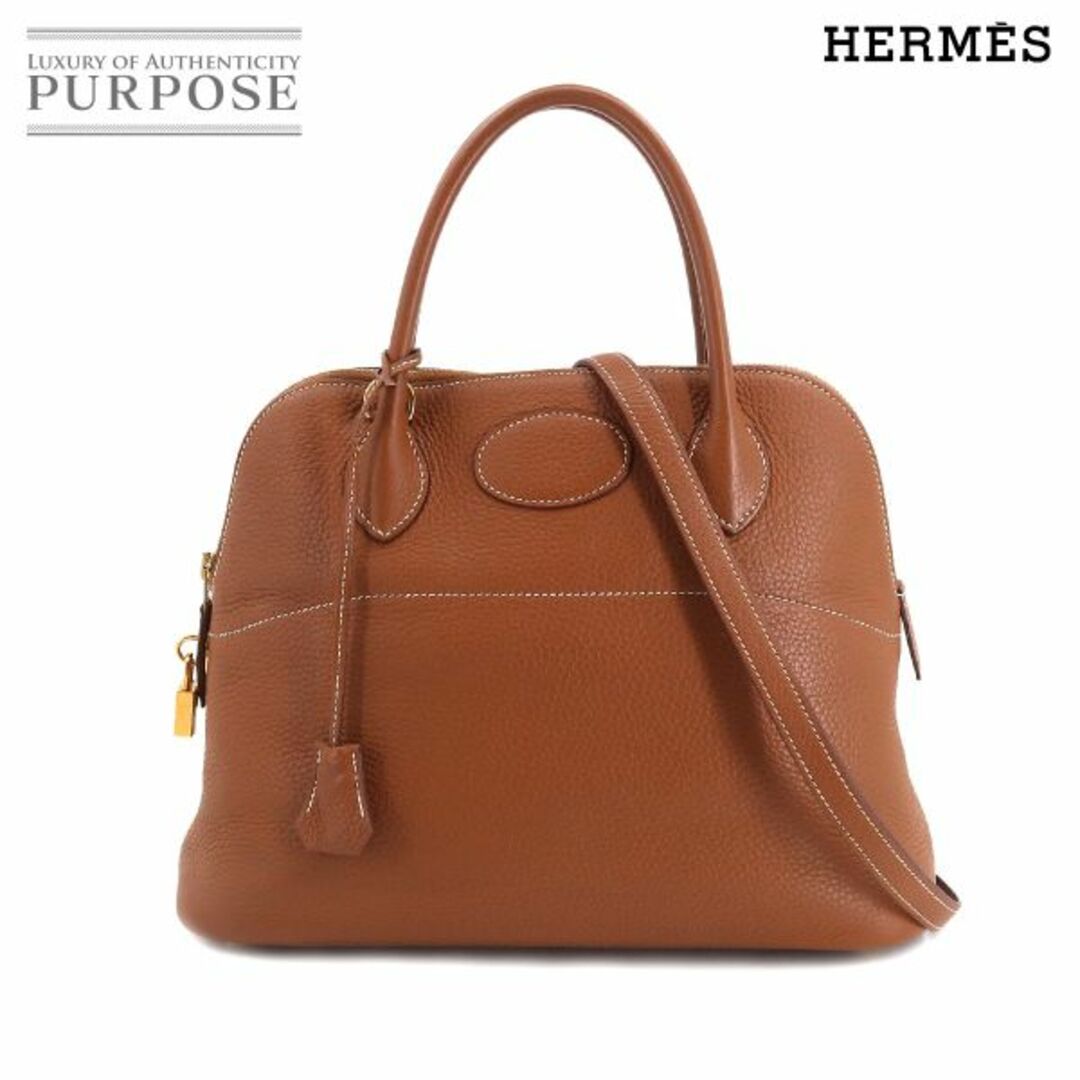 エルメス HERMES ボリード 31 2way ハンド ショルダー バッグ トリヨンクレマンス ゴールド ブラウン A刻印 VLP 90190482