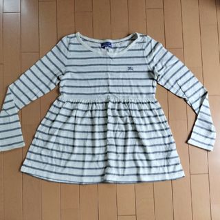 バーバリーブルーレーベル(BURBERRY BLUE LABEL)の美品★BURBERRY★ボーダーニットチュニック(ニット/セーター)