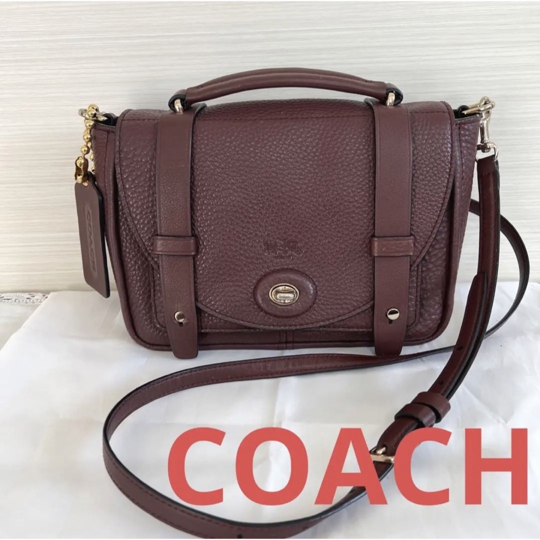 綺麗！COACH コーチ　 ショルダーバッグ　 2WAYバッグ　 ターンロック