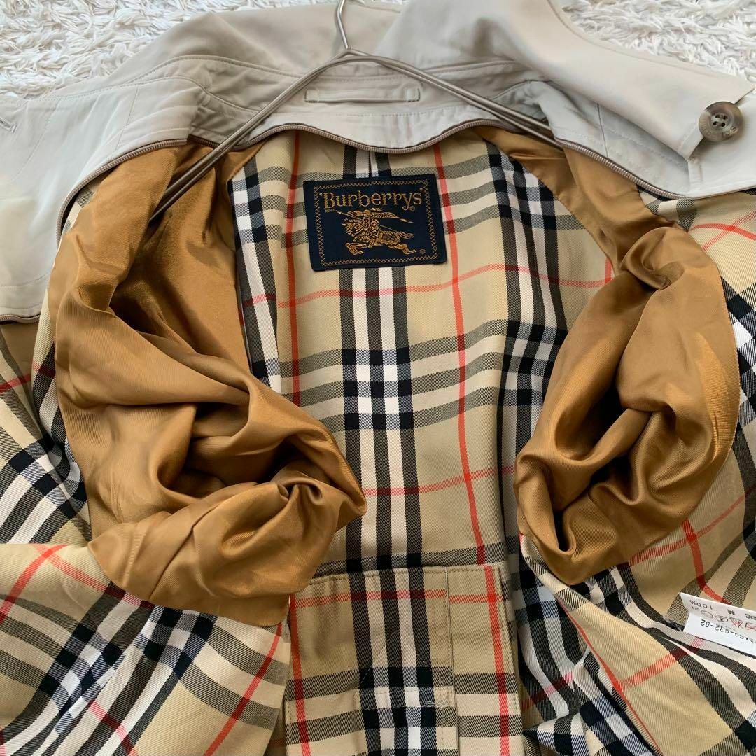 Burberry バーバリー ノバチェック トレンチコート 比翼 アウター-