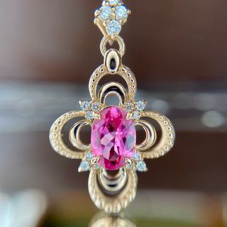 JQ241☆高級 ダイヤモンド0.4ct K18WG ペンダントヘッドの通販 by