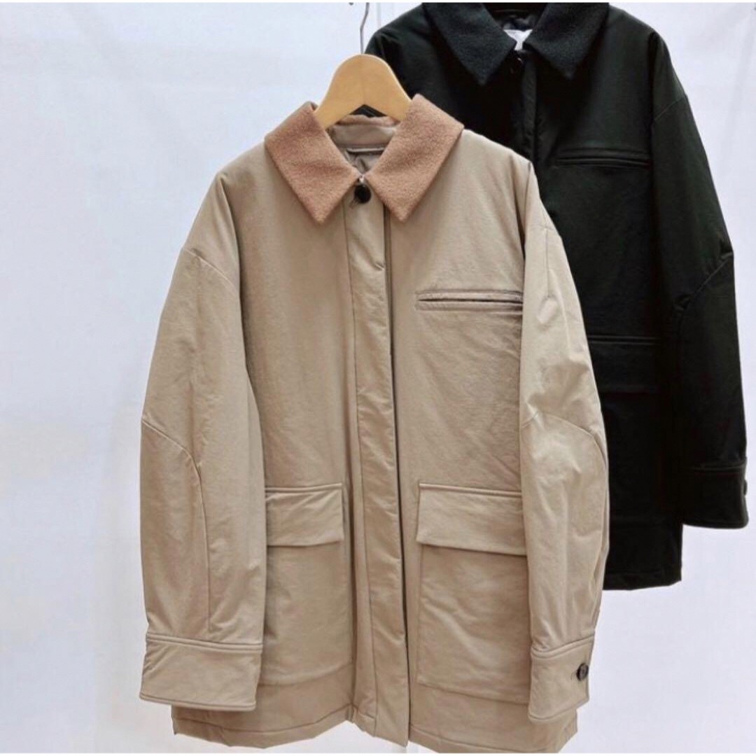 OVER QUILTING HUNTING JACKET ベージュ