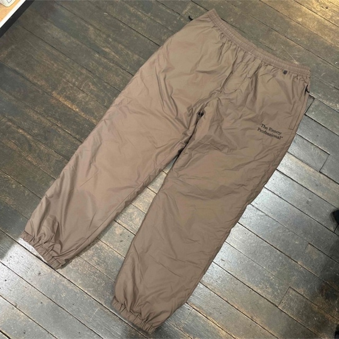 エンノイ と スタイリスト私物 NYLON PADDED PANTSCOCOABROWNサイズ