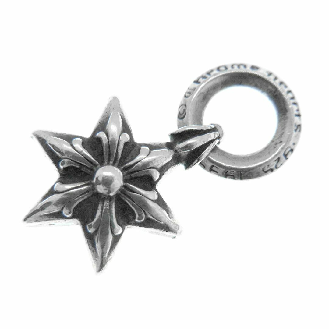 クロムハーツ CHROME HEARTS ■ 【 STAR CHARM 6P 】 6 ポイント スター チャーム ネックレス トップ 29238