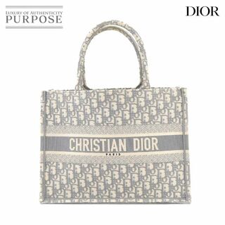 クリスチャンディオール(Christian Dior)のクリスチャン ディオール Christian Dior オブリーク ブック トート ミディアム バッグ キャンバス グレー VLP 90208112(トートバッグ)