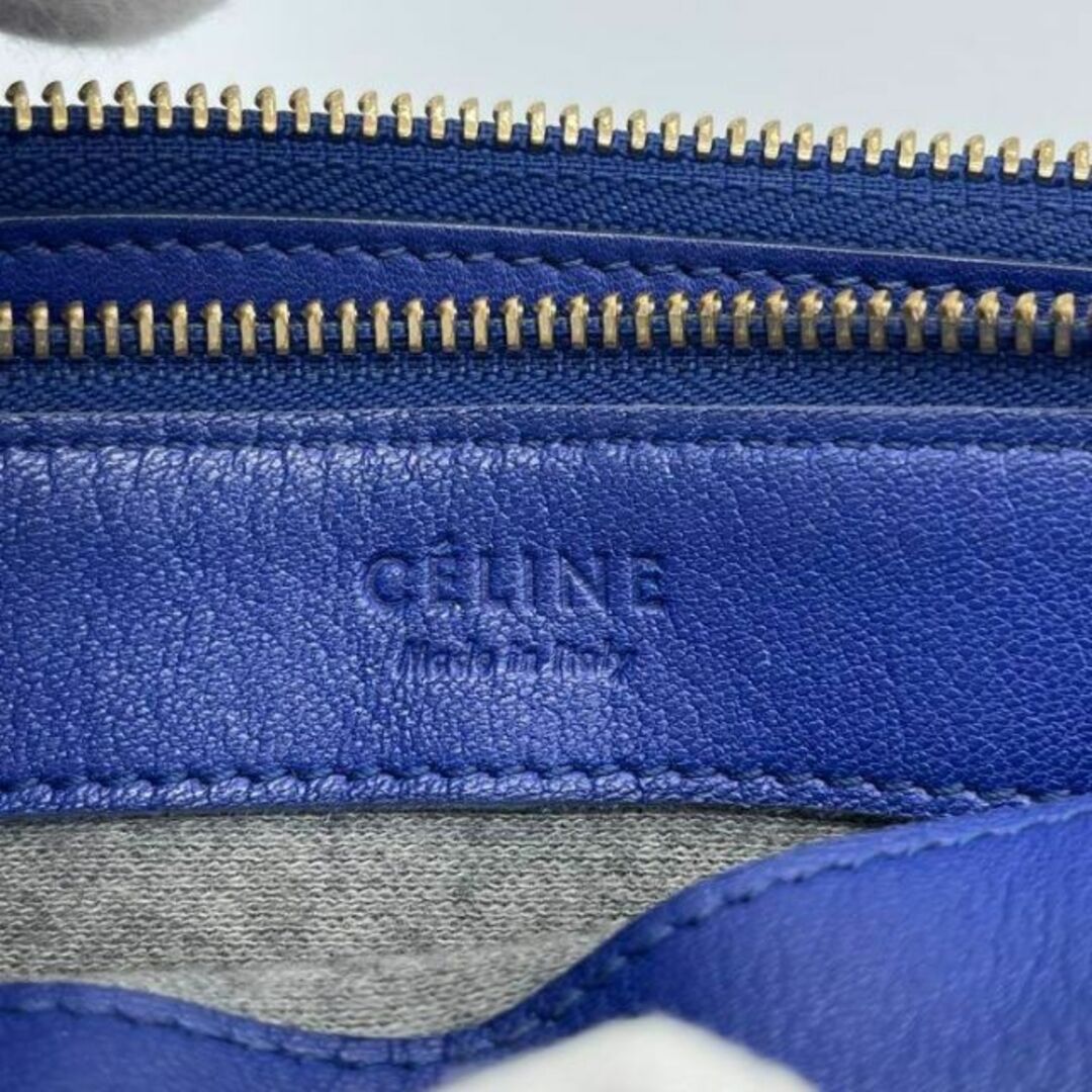 celine(セリーヌ)の✨️極美品✨️CELINE セリーヌ TRIOLARGE トリオ ラージ　ブルー レディースのバッグ(ハンドバッグ)の商品写真