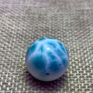 天然無処理 ラリマー 丸玉 16mm-6.7g-