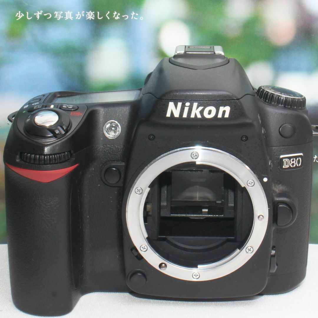 ❤Wi-Fi付き♪一眼レフが初めてでも使いやすい！！❤Nikon ニコン D80