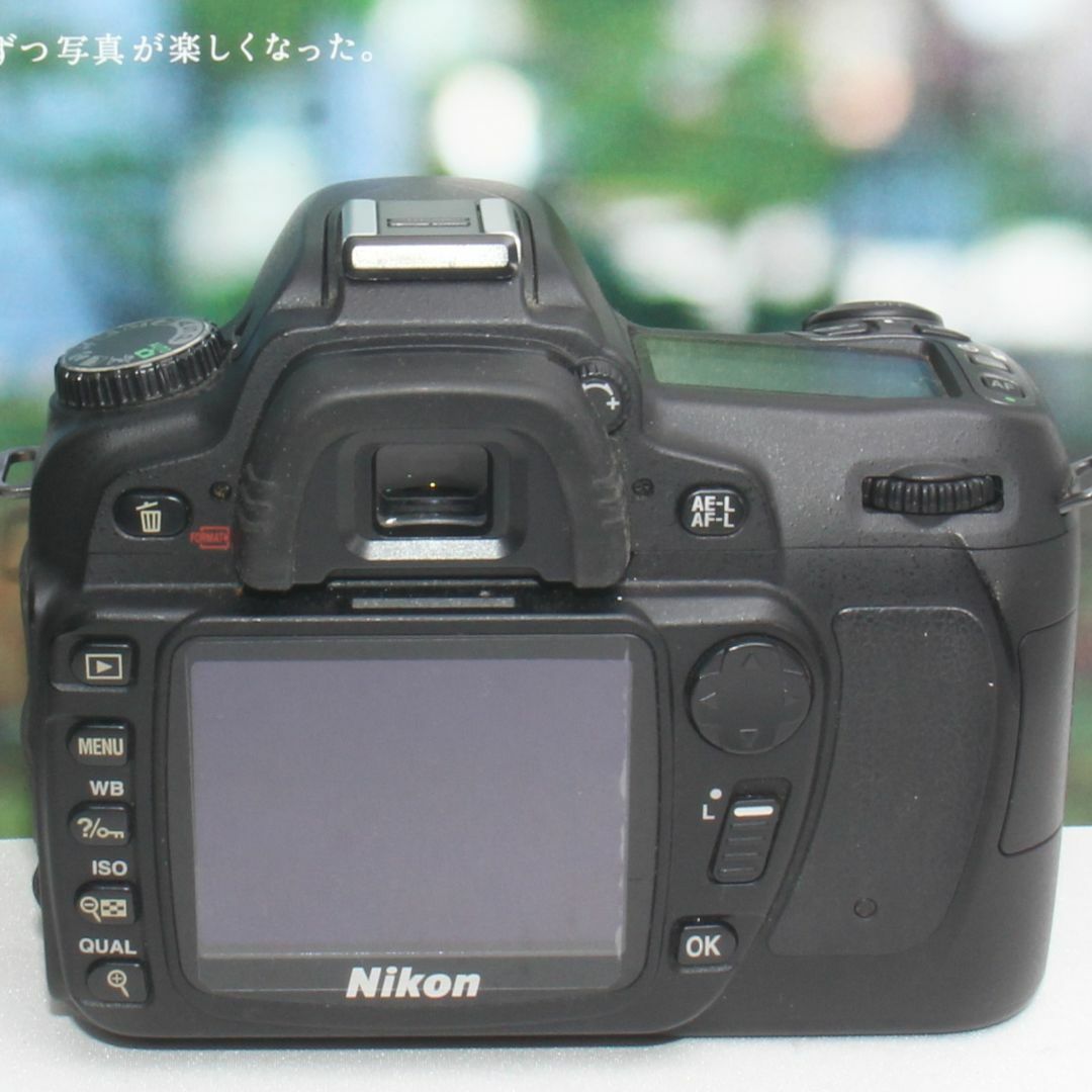 ❤Wi-Fi付き♪一眼レフが初めてでも使いやすい！！❤Nikon ニコン D80