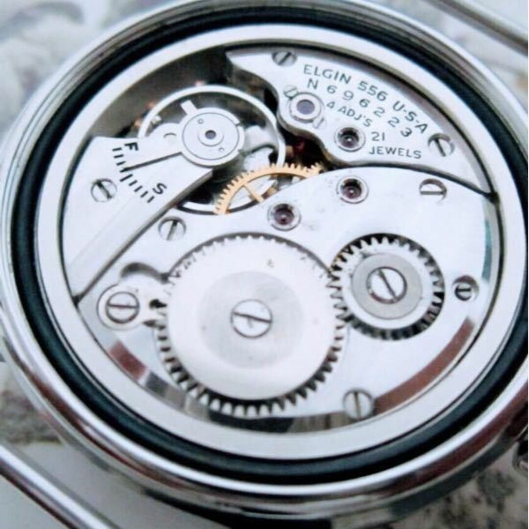 ELGIN - #2773【人気のミリタリー】メンズ 腕時計 エルジン WW2 手巻