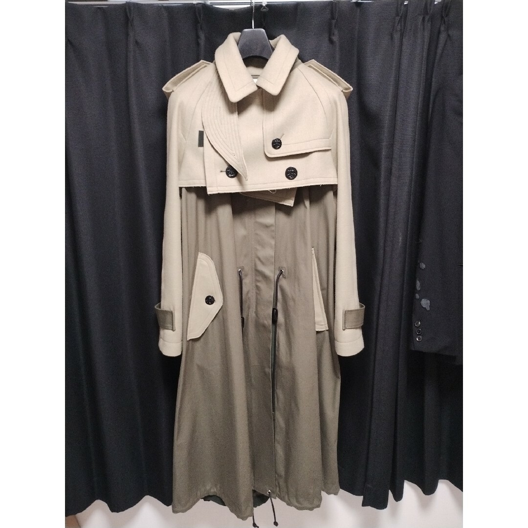 sacai(サカイ)のsacai 21aw コート メンズのジャケット/アウター(ミリタリージャケット)の商品写真