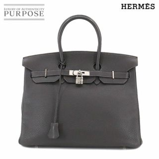 エルメス(Hermes)のエルメス HERMES バーキン35 ハンド バッグ トリヨンクレマンス グラファイト □J刻印 シルバー 金具 VLP 90208845(ハンドバッグ)