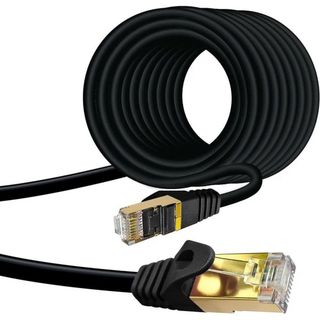 LANケーブル CAT7 9M 高速 10Gbps Cat7 ネットワーク(PC周辺機器)