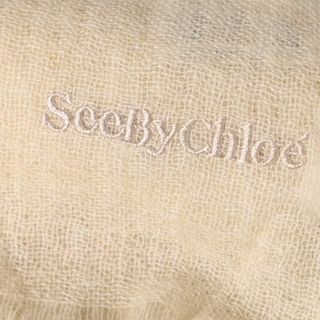 SEE BY CHLOE   b 新品 シーバイ クロエ 洗える カシミヤ マフラー