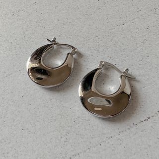 アダムエロぺ(Adam et Rope')のMetal plate silver pierce No.575(ピアス)