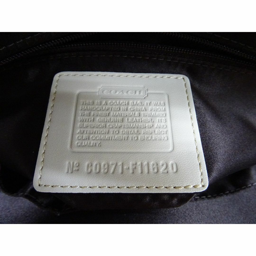 COACH(コーチ)のM宇003 / COACH シグネチャー ハンドバッグ キャンバス レザー レディースのバッグ(ハンドバッグ)の商品写真