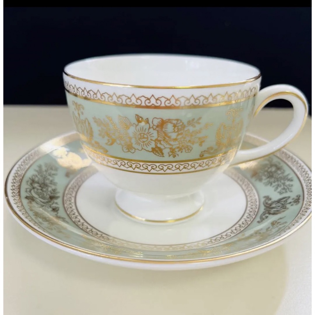 WEDGWOOD   ウェッジウッド コロンビアセージグリーン リーカップ 2客