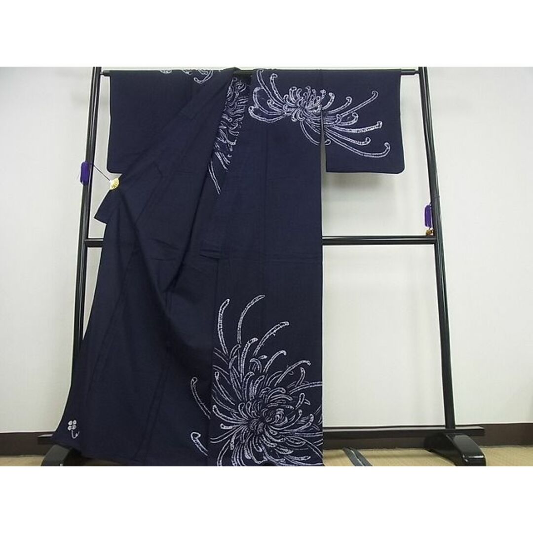 平和屋1■極上　浴衣　絞り　乱菊　綿　逸品3s4830 1