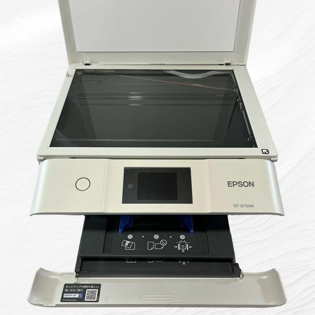 EPSON - 【すぐ使えるセット♪】EPSON カラリオ EP-879AW プリンターの