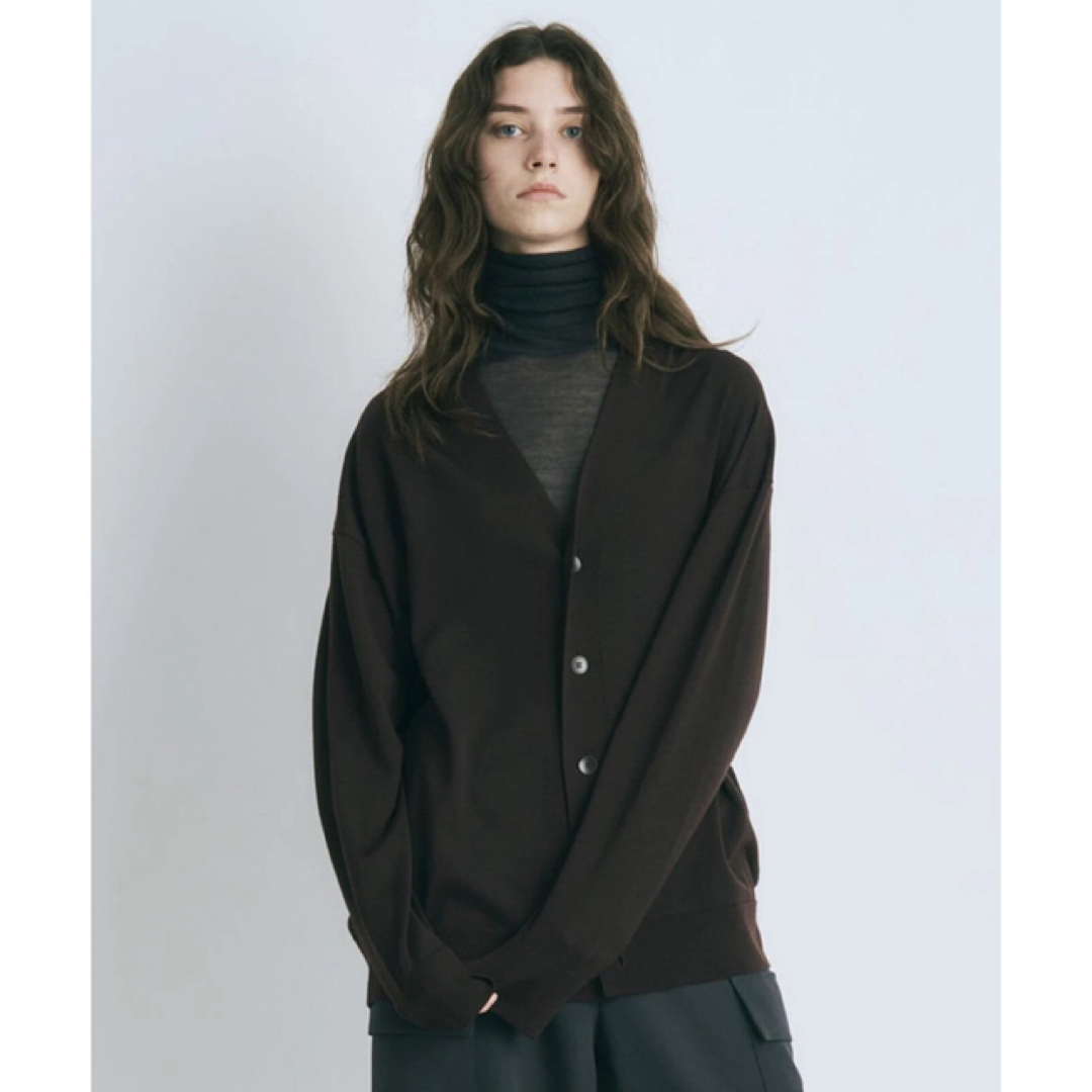 ATON - ATON NATURAL DYE SLOW WOOL カーディガンの通販 by a