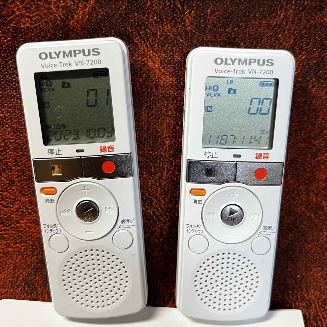 OLYMPUS(オリンパス)のOLYMPUS  ICレコーダー　3台　中古品 スマホ/家電/カメラのオーディオ機器(その他)の商品写真