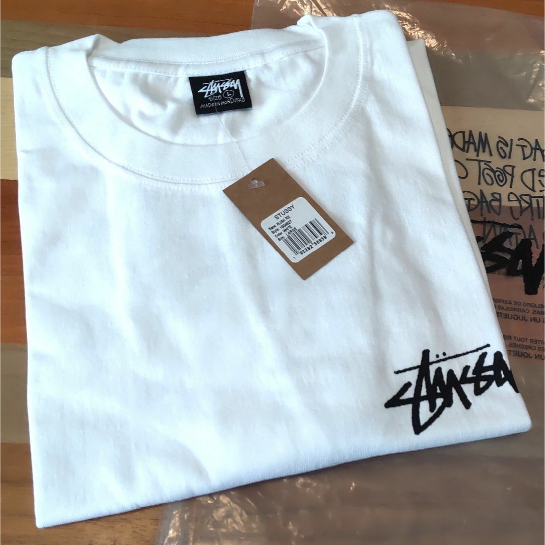 Stussy PLUSH TEE 白／L