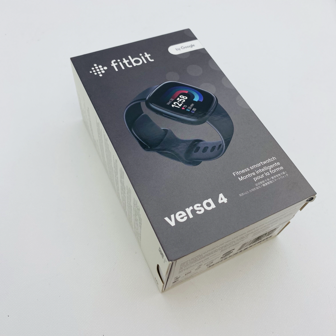 Google(グーグル)の新品未開封　Fitbit Versa4 ブラック メンズの時計(腕時計(デジタル))の商品写真