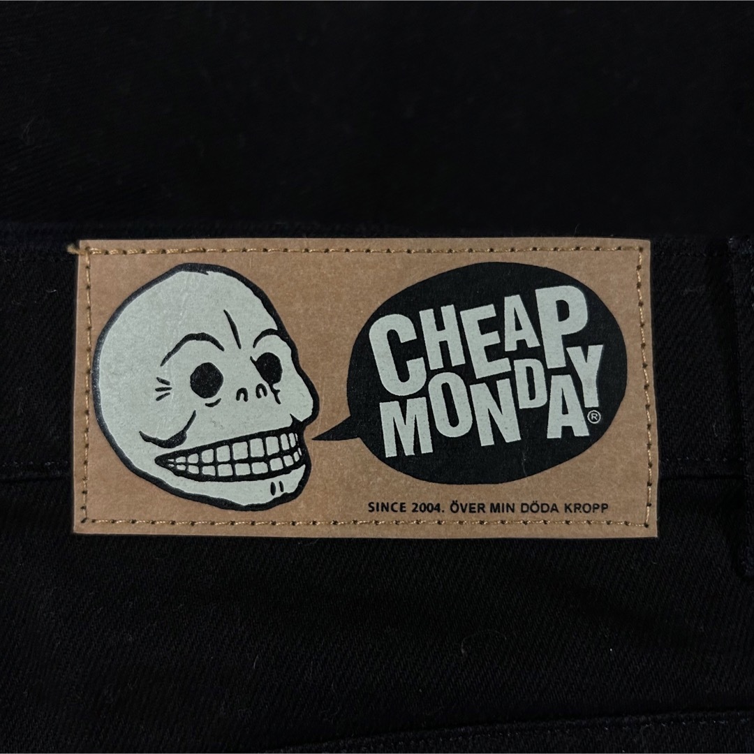 CHEAP MONDAY♠︎ブラックデニム 4