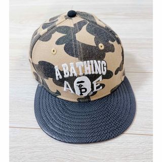 希少 90s USA製 A BATHING APE エイプ × ニューエラ