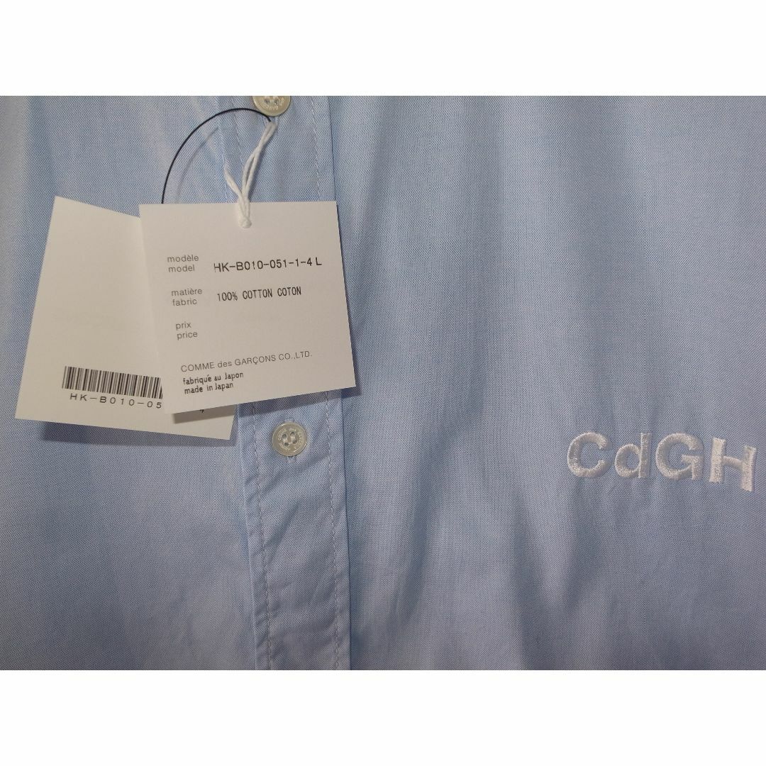 COMME des GARCONS(コムデギャルソン)のコムデギャルソン homme 長袖 ボタンダウン シャツ CdGH sizeL メンズのトップス(シャツ)の商品写真