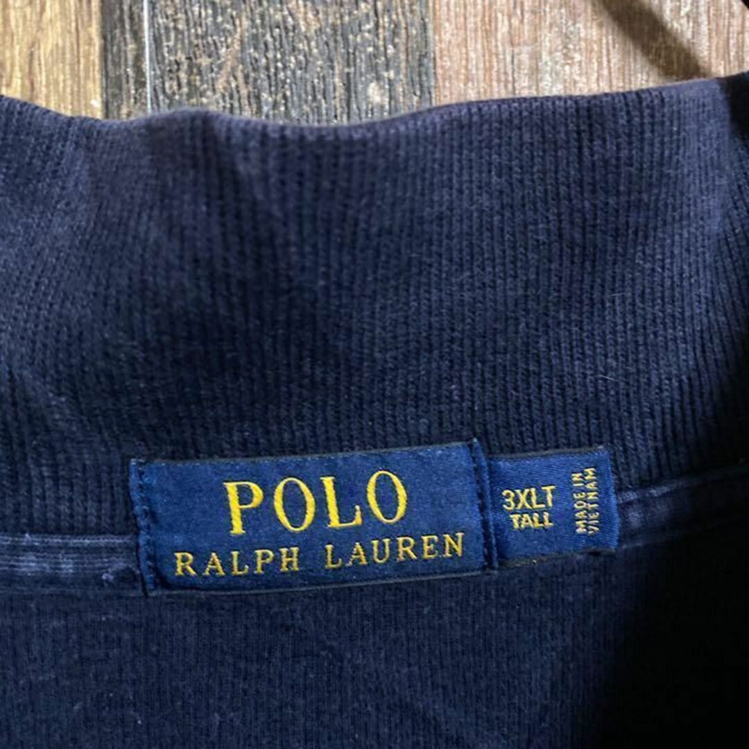 POLO RALPH LAUREN - ラルフローレン 3XL ハーフジップ トレーナー USA