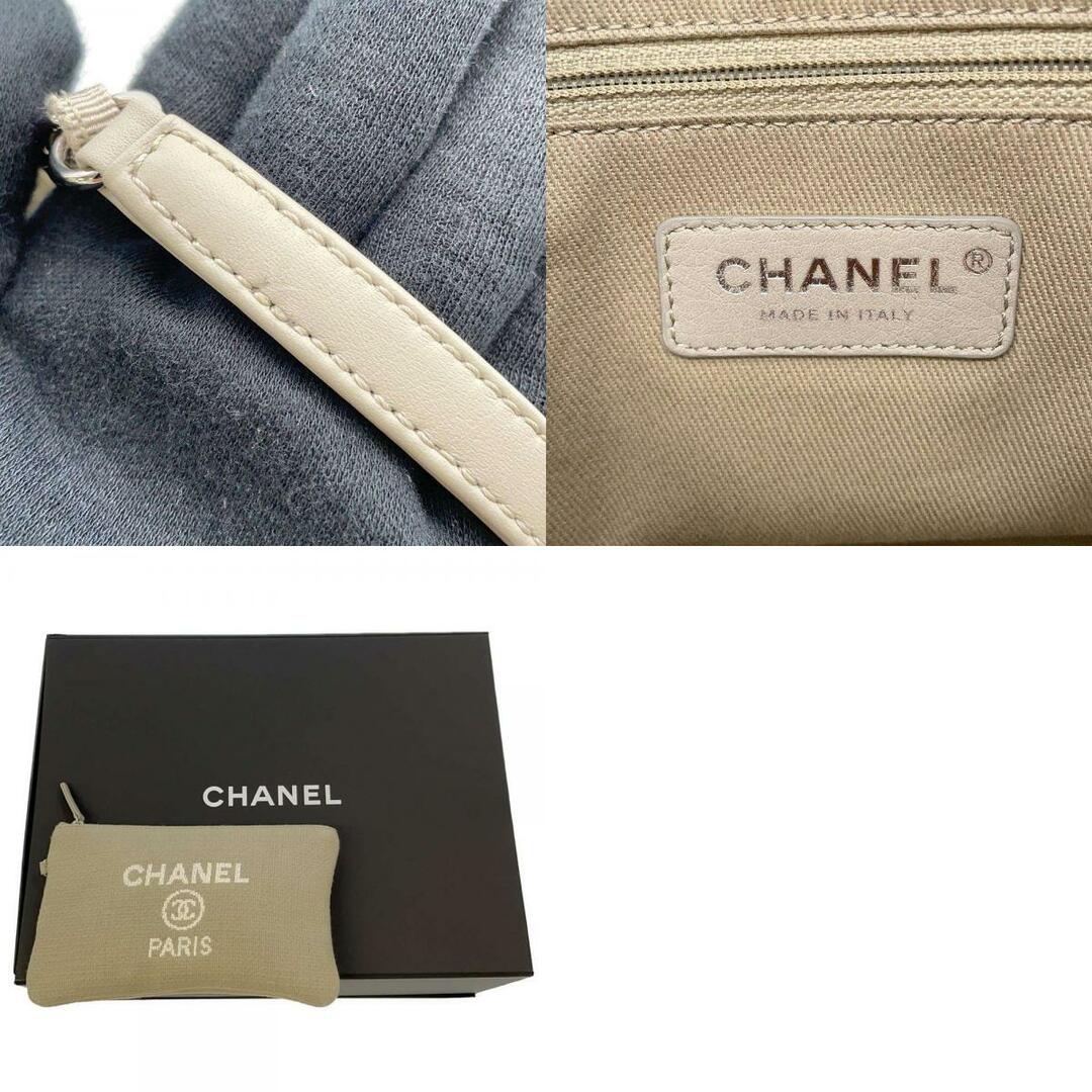 シャネル トートバッグ ドーヴィルライン ミディアム ショッピングバッグ ロゴ キャンバス A67001 CHANEL バッグ チェーントート 9