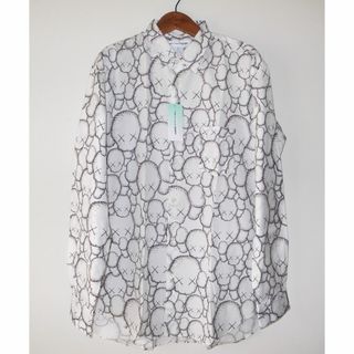 コムデギャルソン(COMME des GARCONS)のコムデギャルソン シャツ kaws 長袖 シャツ sizeL white(シャツ)